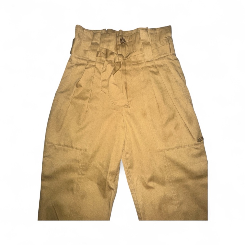 Scotch & Soda paper bag waist belt girl pants